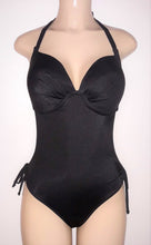 Load image into Gallery viewer, Push up halter underwire one piece swimsuits
