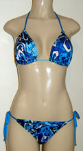 Load image into Gallery viewer, Triangle Bikini Top with Single Tie Swimwear Bottom
