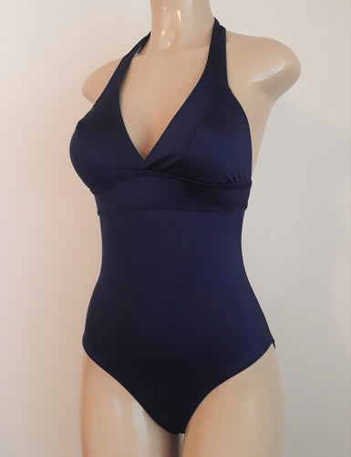 Halter one piece bathing suits