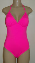 Load image into Gallery viewer, Halter tie neck one piece swimsuit
