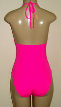 Load image into Gallery viewer, Triangle top one piece swimsuit back
