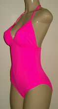 Load image into Gallery viewer, Triangle top one piece swimsuit side view
