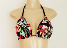 Load image into Gallery viewer, Triangle halter tankini swimsuit tops
