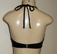 Load image into Gallery viewer, Underwire bikini tops with push up. Tie neck halter swimwear bikini tops.
