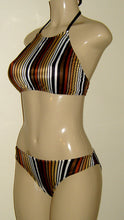 Load image into Gallery viewer, High neck halter top and timeless bottom side
