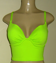 Load image into Gallery viewer, Short underwire tankini top. Cropped underwire tankini tops
