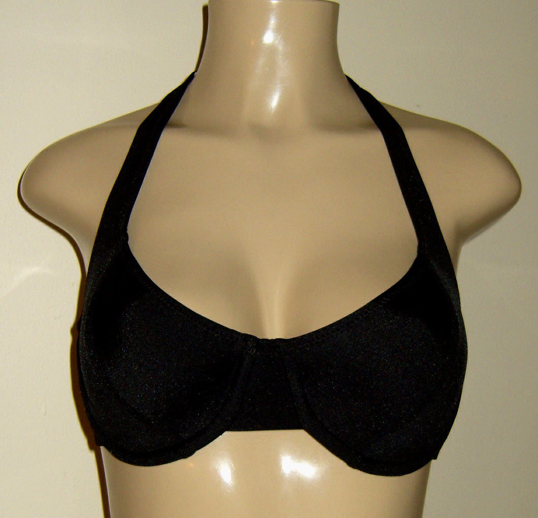 Halter underwire bikini top