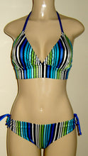 Load image into Gallery viewer, Triangle halter bikini top and Hipster bikini bottom
