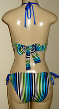 Load image into Gallery viewer, Triangle halter top and Timeless bikini bottom
