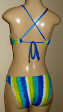 Load image into Gallery viewer, Crisscross back bikini top and Timeless Bottom
