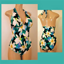 Load image into Gallery viewer, Tie halter one piece bathing suits
