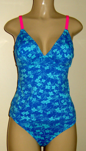 V-Neck Underwire Tankini Tops and Timeless Bikini Bottom