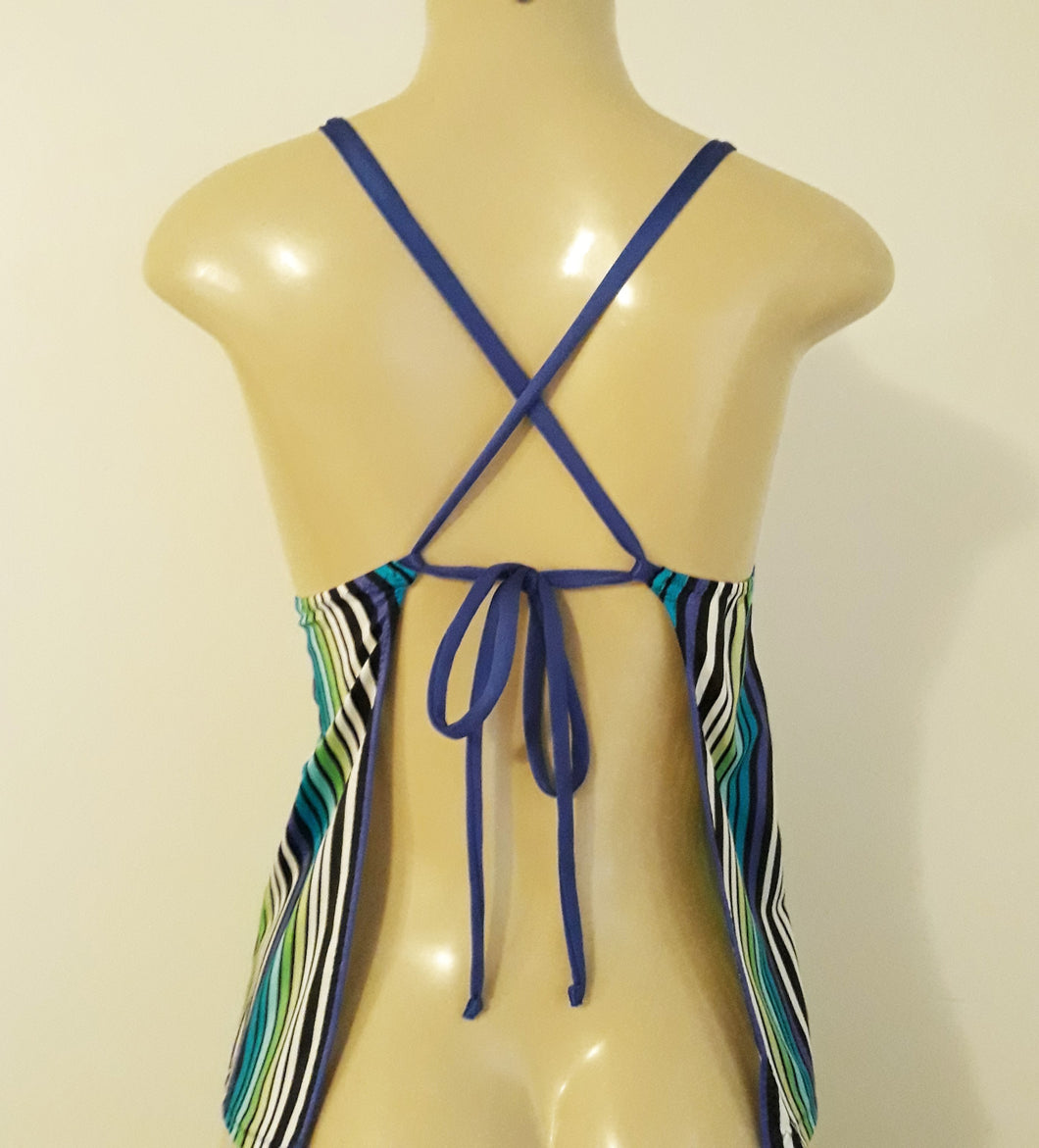 tie back swimwear tankini tops women