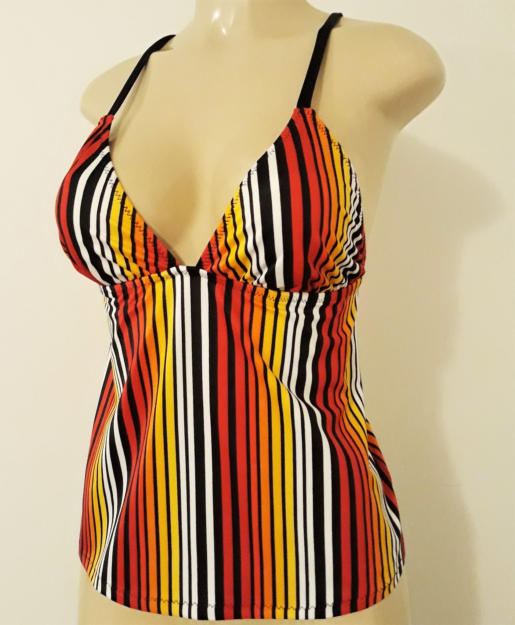 Apron Open Back Tankini Top – Mirasol Swimwear - Main Image