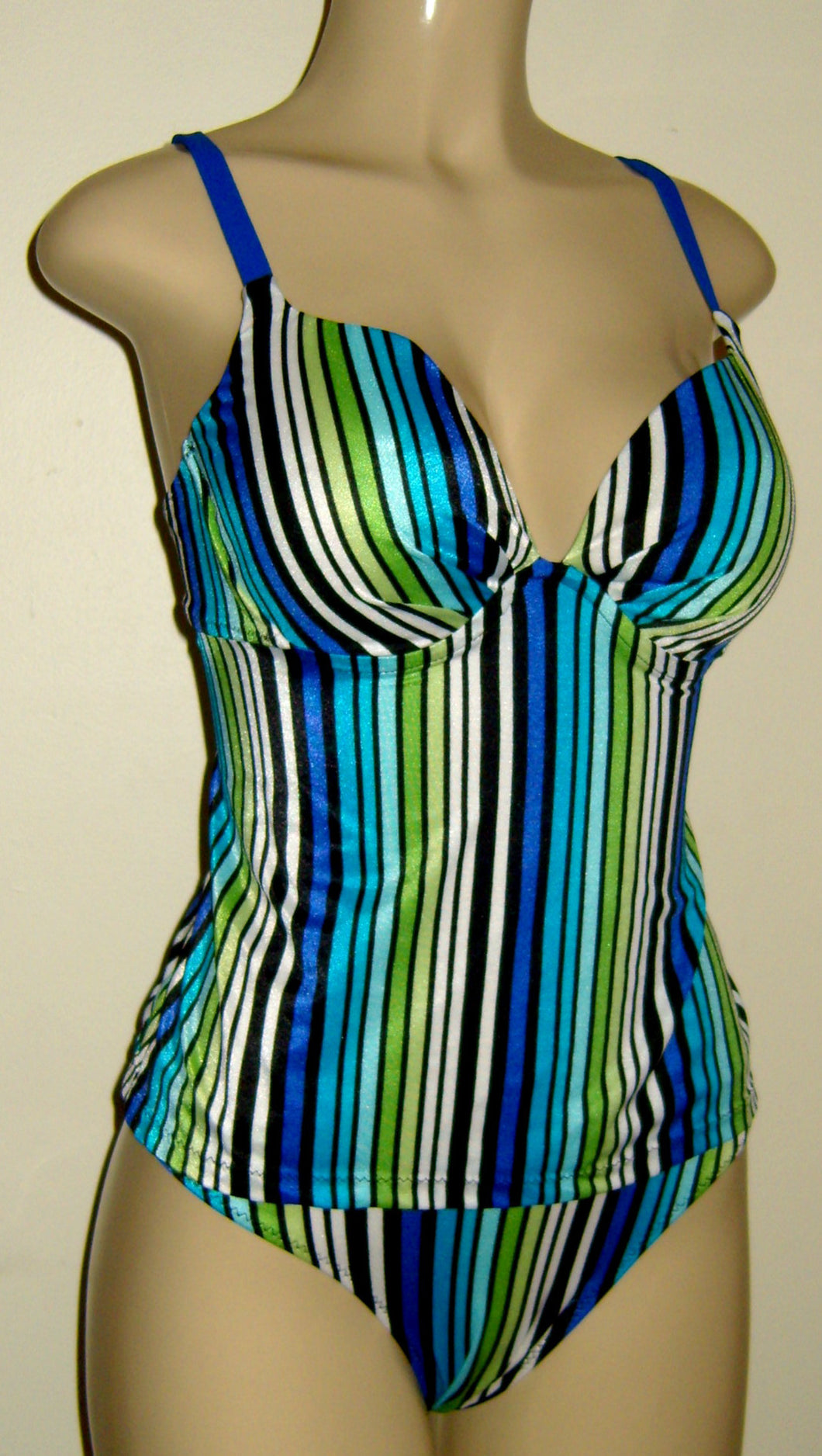 Push up tankini and Timeless Bikini Bottom