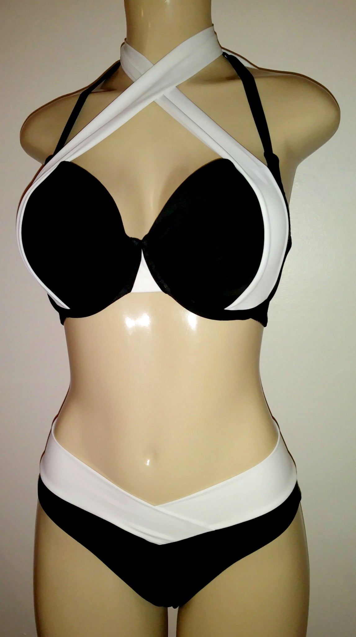 bathing suit criss cross top