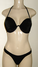 Load image into Gallery viewer, Push up halter top and high leg bikini bottom
