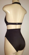 Load image into Gallery viewer, Custom made swimsuit halter high back one piece swimsuit
