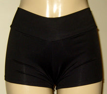 Load image into Gallery viewer, Black Swim Shorts With Waist Band
