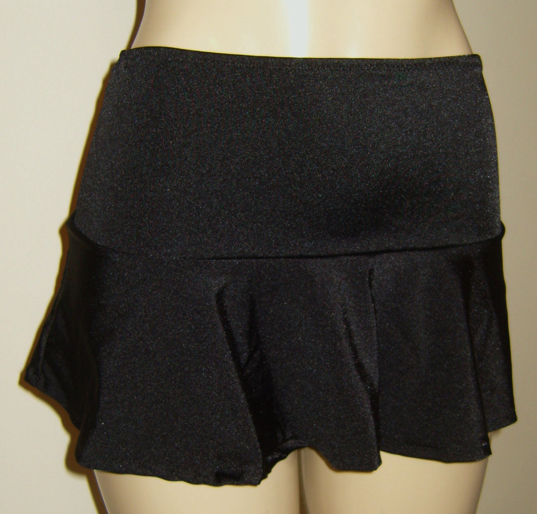 Ruffle swim skirt bottoms for women