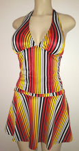 Load image into Gallery viewer, gathered halter tankini top
