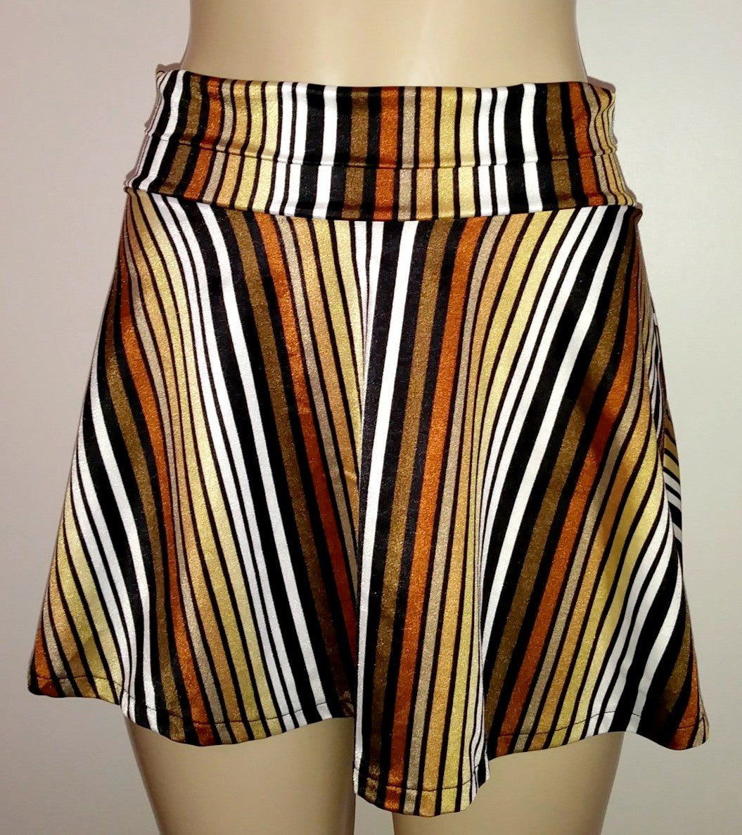Folding waistband skirt bottom. Swim skirt bottoms.