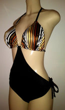 Load image into Gallery viewer, Triangle top monokini swimsuits
