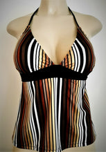 Load image into Gallery viewer, Tie halter neck tankini swimsuit tops women&#39;s
