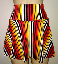 Load image into Gallery viewer, flared high waisted skirt swimsuit bottom
