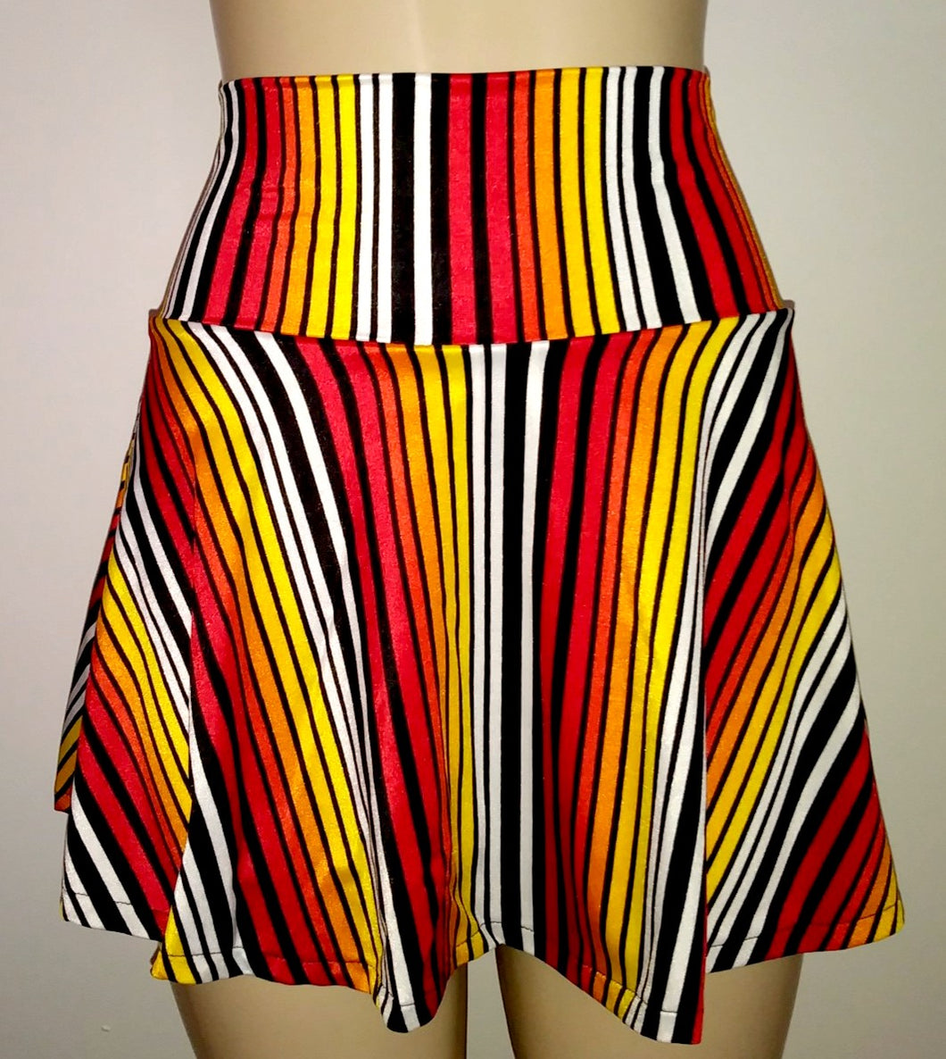 Flared skirt bottoms. Flared swim skirts