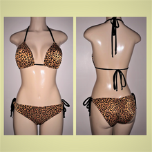 Load image into Gallery viewer, Triangle bikini tops and Low rise bikini bottom
