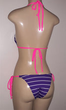 Load image into Gallery viewer, Triangle halter swimsuit bottom | Tie side swimwear bottom
