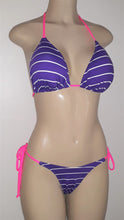 Load image into Gallery viewer, Triangle bikini tops for women | Tie sides bikini swimwear bottoms
