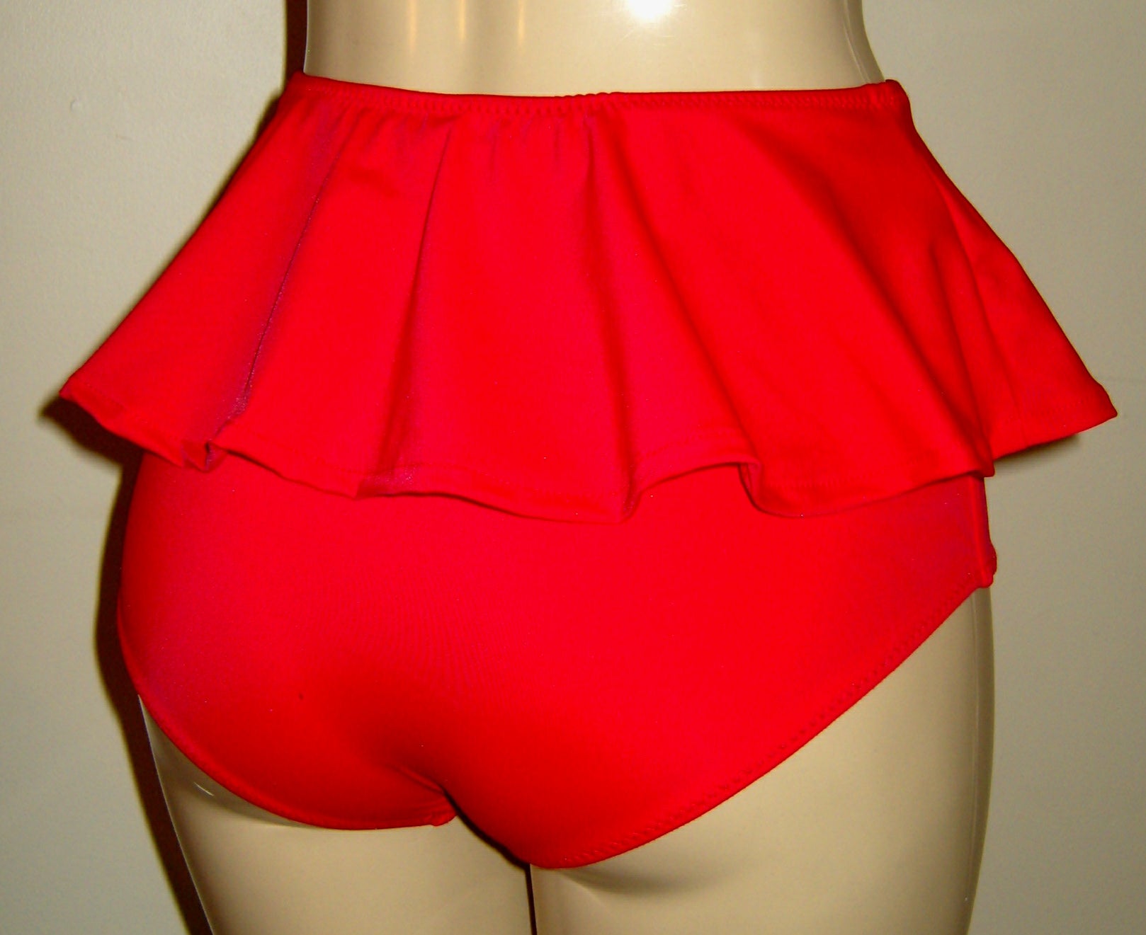 High waisted top skirt swim bottoms