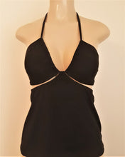 Load image into Gallery viewer, Sliding halter tankini top
